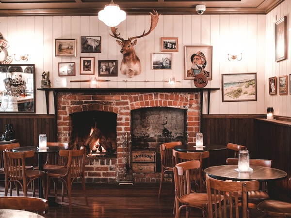 the restaurant interior of Dulcie’s Cottage, Merimbula