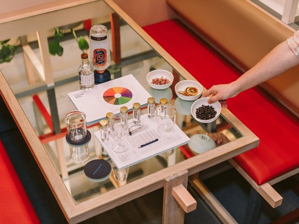 A gin-making class at Gin(bar) by Forty Spotted in Hobart
