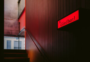 Stairs leading to Gin(bar) by Forty Spotted in Hobart
