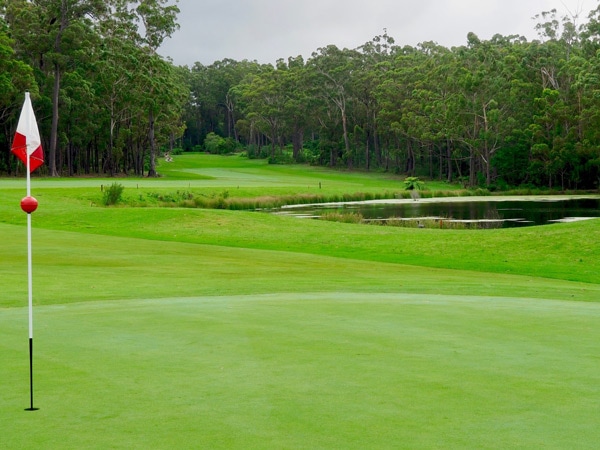 a spacious golf course at Pambula Merimbula Golf Club