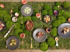 a spread of food at The Source Restaurant, Hobart