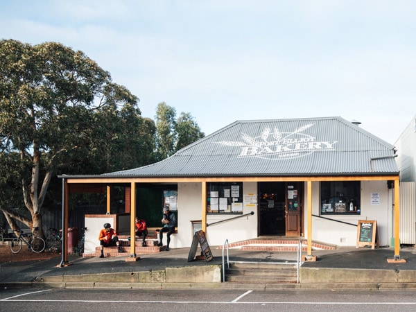 Το εξωτερικό του αρτοποιείου Port Elliot στη Νότια Αυστραλία.  (Εικόνα: Josh Geelan)