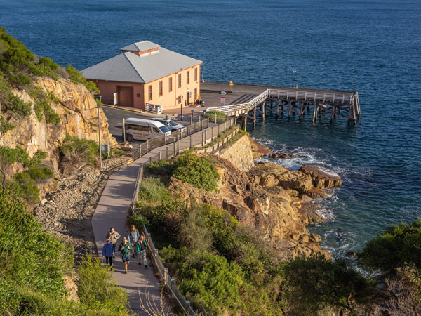 the Sapphire coastal wilderness, pristinecoastline, Tathra Wharf