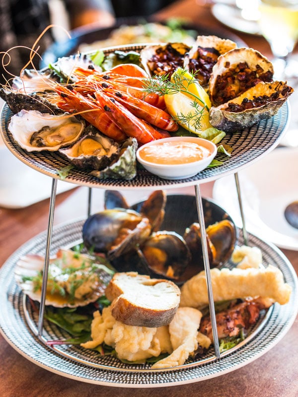 seafood platter at Wheeler’s Seafood Restaurant