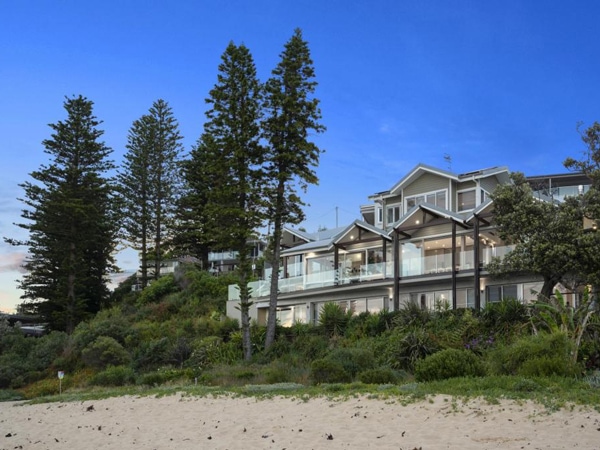 Facade of Alaya at Toowoon Bay in Central Coast, Australia