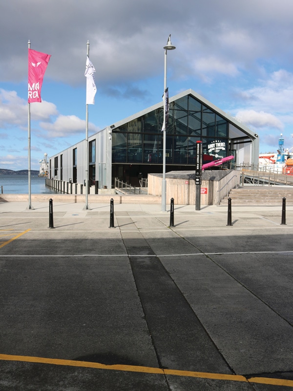 Brooke Street Pier in Hobart, Tasmania, Australia