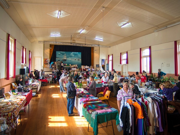 Cygnet Market in Hobart, Tasmania, Australia