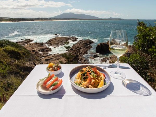 Ένα γεύμα στο Gourmet Coast Trail στη Merimbula, NSW, Αυστραλία