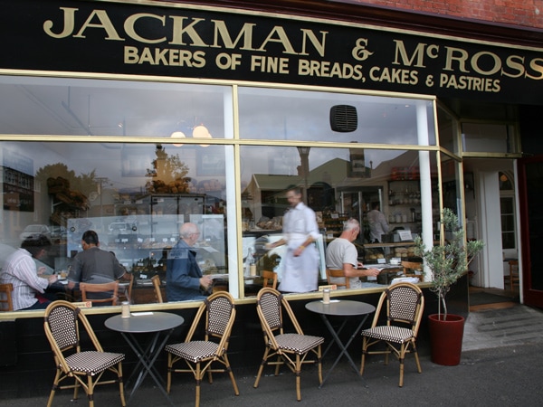 Η πρόσοψη του αρτοποιείου Jackman & McRoss στο Χόμπαρτ, Τασμανία, Αυστραλία