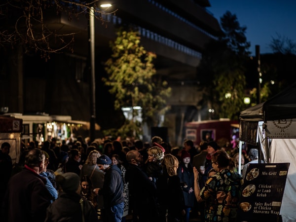 Launceston Night Market in Tasmania, Australia