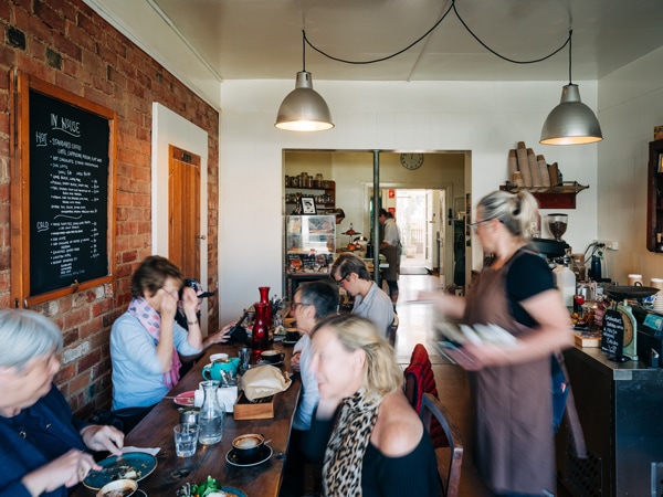 The interiors of Little Missy Patisserie in Hobart, Tasmania, Australia