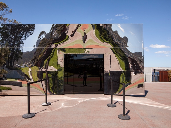 Entrance to MONA in Hobart, Tasmania, Australia.