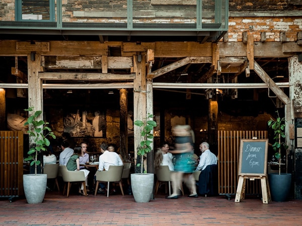 Peacock and Jones restaurant at The Henry Jones Art Hotel in Hobart, Tasmania, Australia