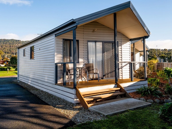 The Snug Beach Cabin and Caravan Park in Hobart, Tasmania, Australia