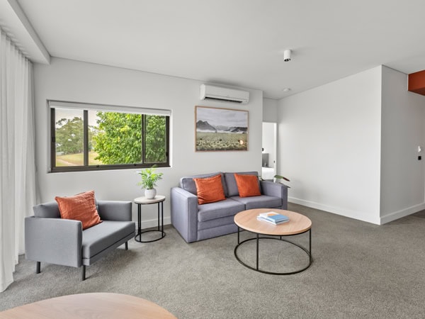 the living room interior of Balgownie Estate