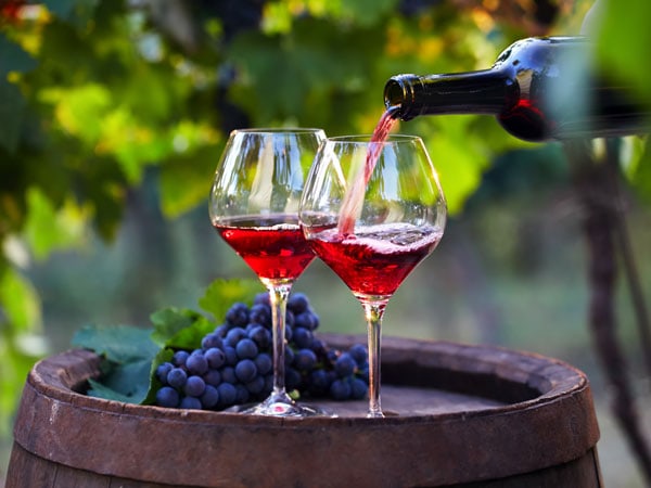 Getty image of red wine