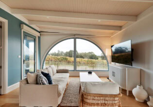 the interior of Soumah, Yarra Valley