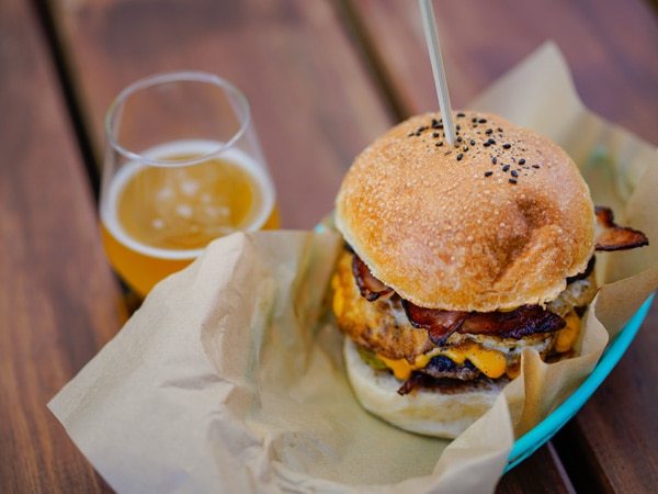 Rocky Ridge Brewing Co Burger