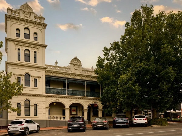 the facade of Yarra Valley Grand Hotel