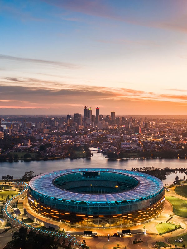 Optus Stadium in Perth