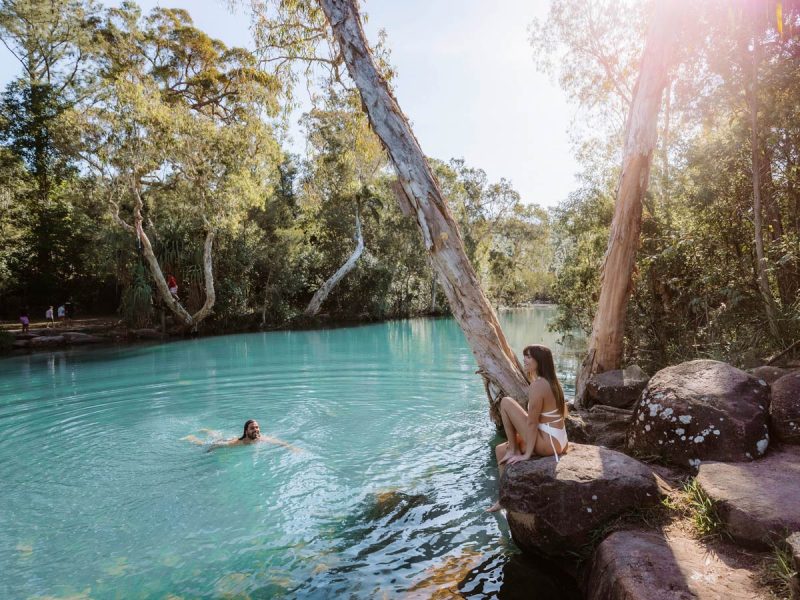 Take a dip at Byfield National Park
