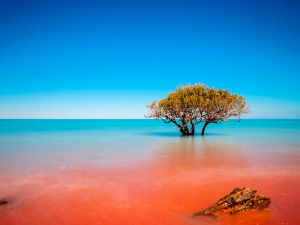 Crab Creek in Roeback bay, Broome