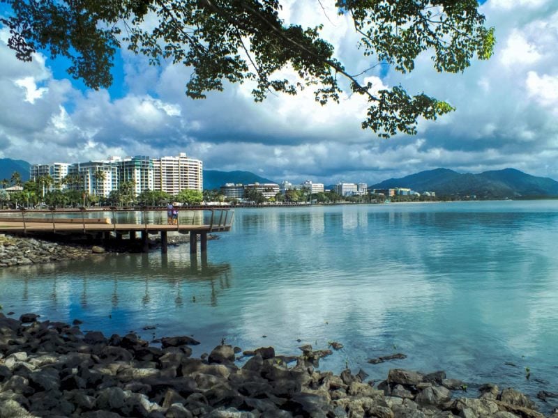 view of Cairns from the Esplanade