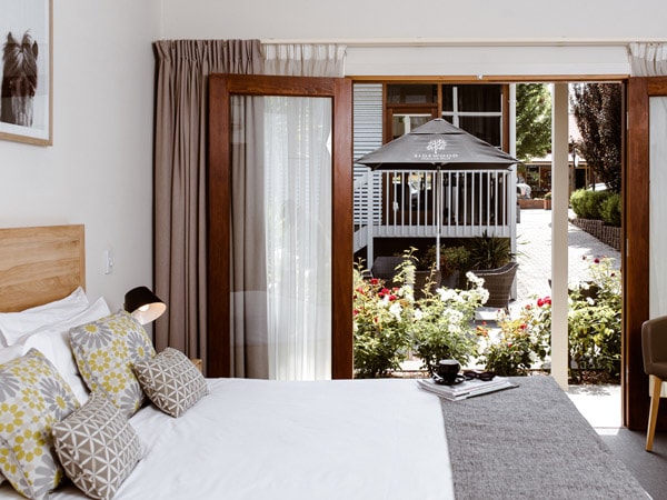 Room inside the Manna by Haus in Hahndorf.