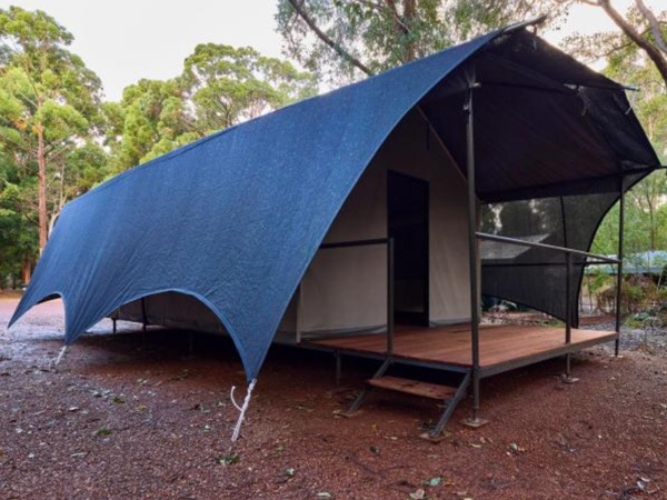 tenda safari modern di RAC Margaret River