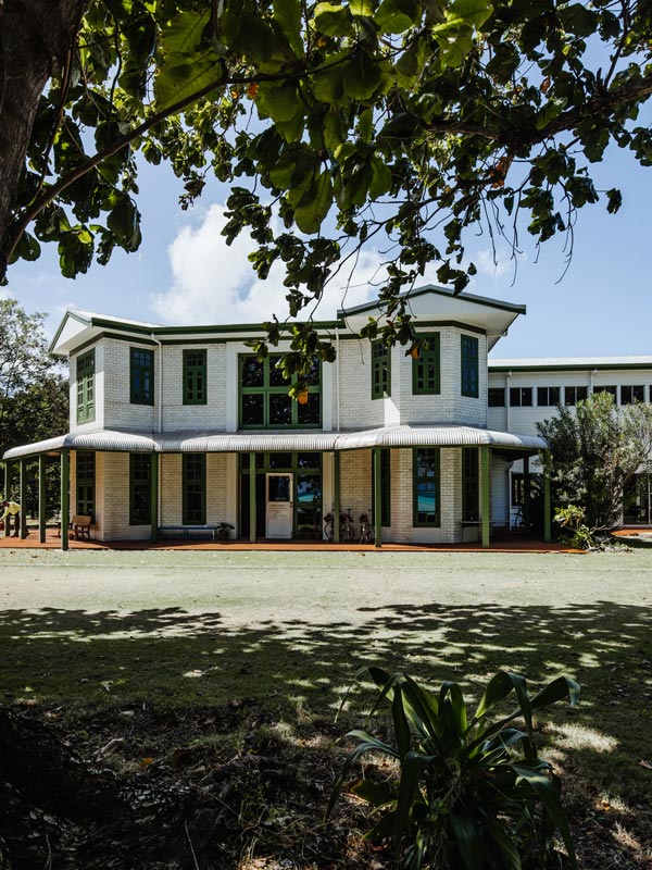 Oceania House on Home Island on Cocos Keeling Islands