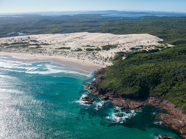 Looking over Samurai Beach.