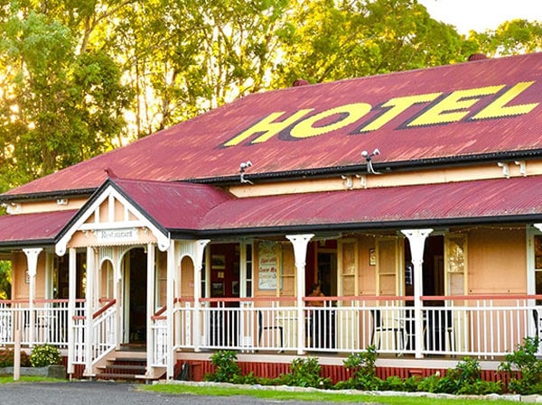 Exterior of the Royal Hotel Harrisville