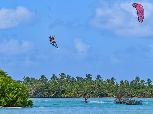 Zephyr Tours kite surfing, Cocos Keeling Islands
