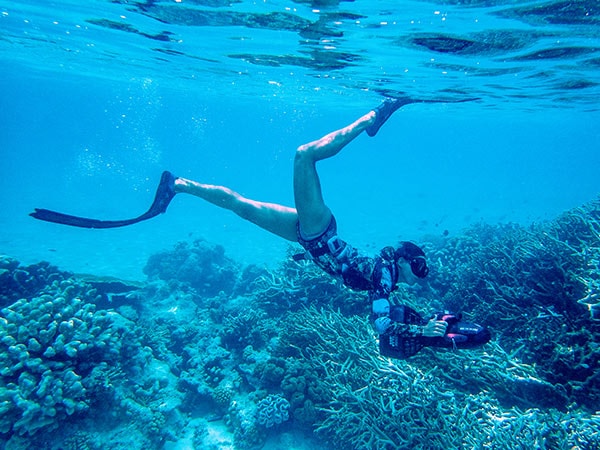 Snorkelling on Cocos Keeling Islands