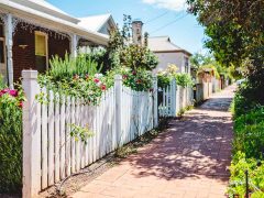 The historical town of Guildford, Perth