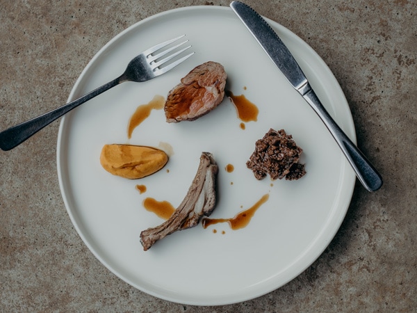 The fine dining menu at Arimia in Margaret River