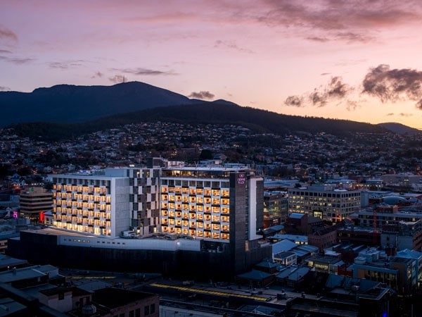 The Crowne Plaza Hotel in Hobart