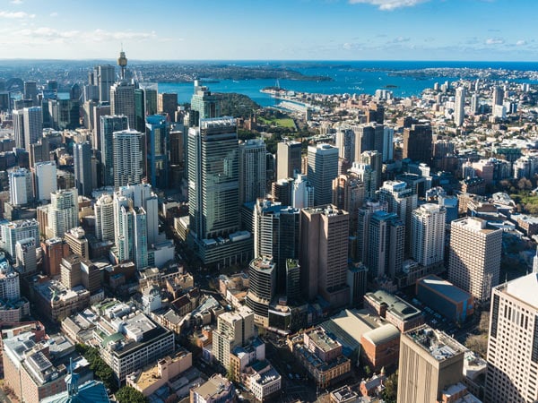 Cityscape of Sydney's skyline
