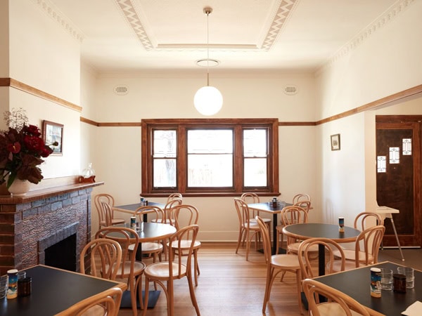 the interior of Emil’s Cafe in Pascoe Vale South