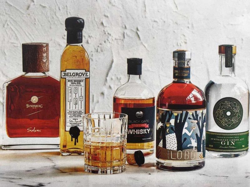 premium whisky line-up at Belgrove Distillery