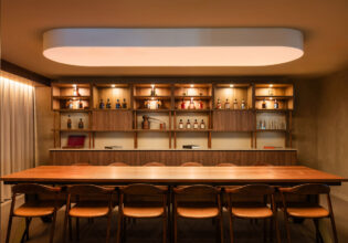 the tasting bar at Sullivan’s Cove, Cambridge