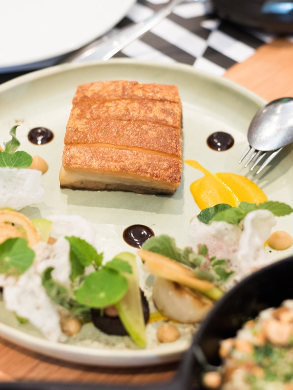 Masons of Bendigo pork dish