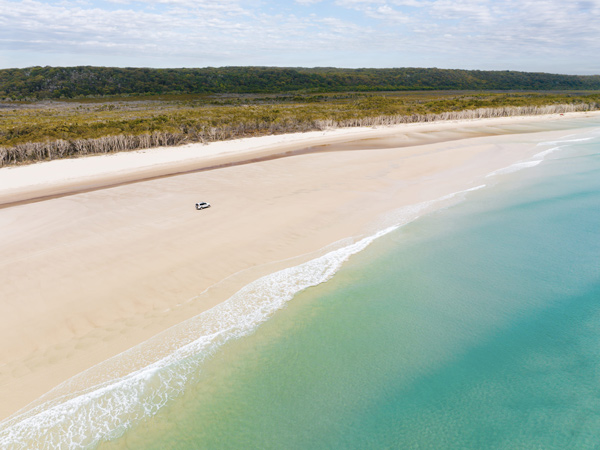 Flinders Beach at North Stradbroke Island (Minjerribah)