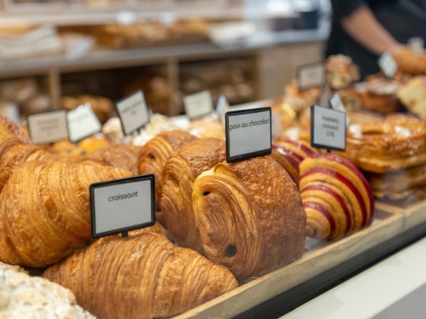 bread on display at Noisette, Port Melbourne