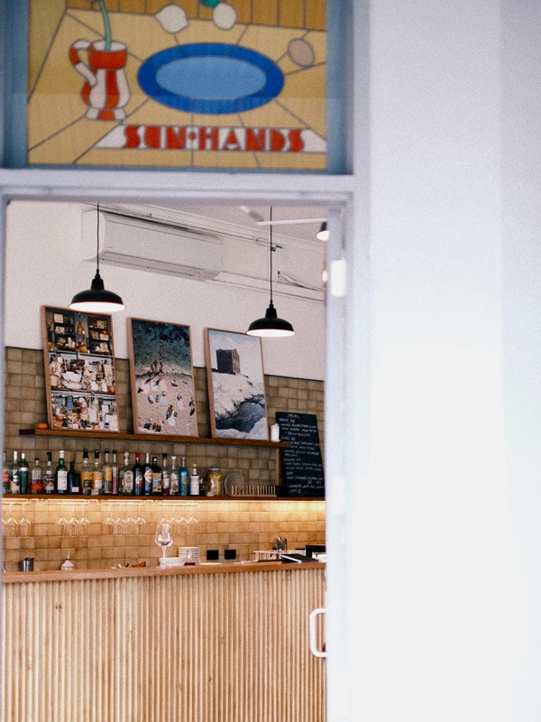 a look inside Sunhands cafe in Carlton