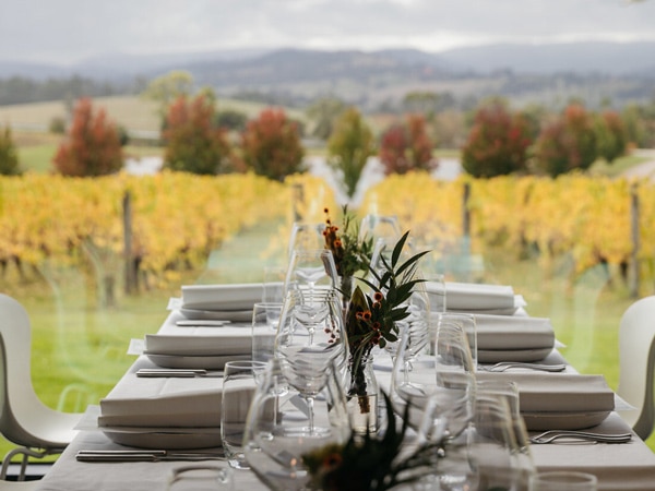 terrace dining setup, Oakridge Restaurant