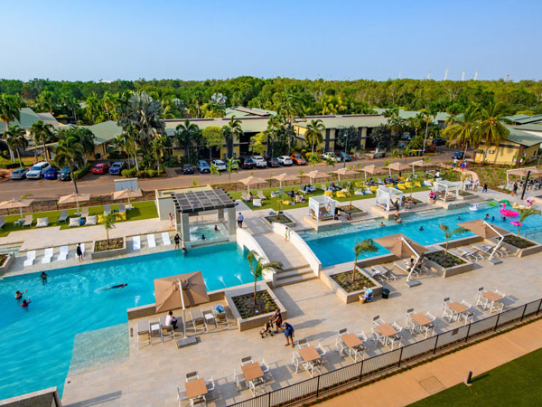 a spacious pool at Novotel Darwin Airport