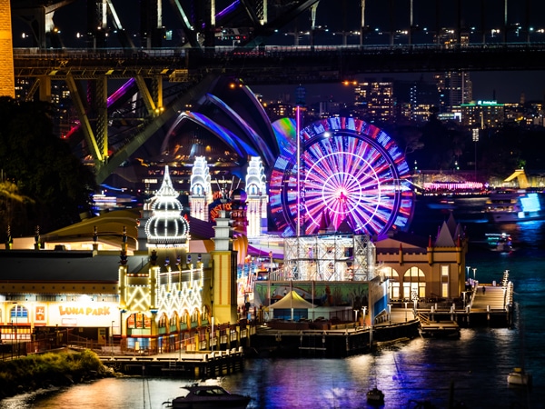 Luna Park in Sydney