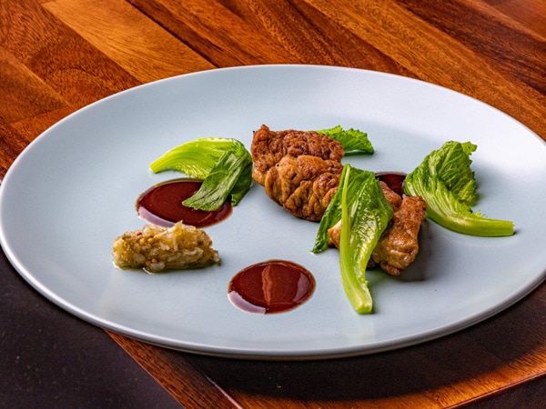 a plate of food on the table at Clarence, Brisbane