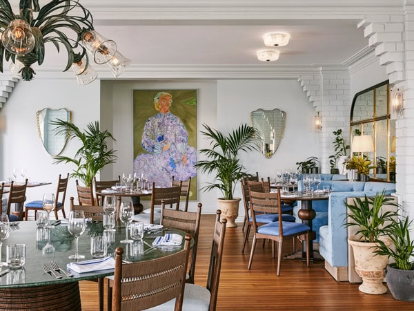 the elegant dining interior of Dinah’s @ Osborn House, Bowral